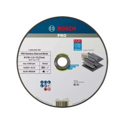 Bosch - Tarcza tnąca do stali nierdzewnej 230x22,23 mm 2608603407