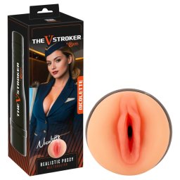 Rebel The V-Stroker Nicolette - realistyczna sztuczna pochwa masturbator (kolor cielisty)