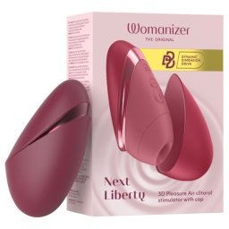 Womanizer Next Liberty - bezdotykowy stymulator łechtaczki na fale powietrzne (czerwony)
