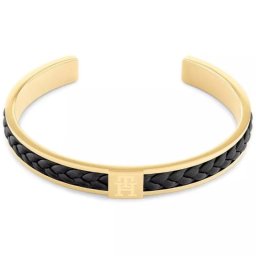 Biżuteria Tommy Hilfiger Męska Bransoleta złota z czarnym elementem 2790491 ★ AUTORYZOWANY SKLEP | Raty 0% | PayPo | ZWROT DO 365 DNI • POLECANA OFERTA ✓