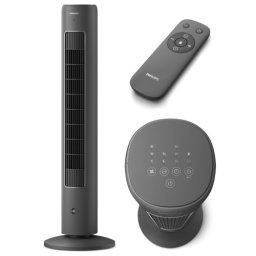 Wentylator wiatrak kolumnowy czarny funkcja aromaterapii Philips CX5535/11