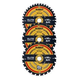 DeWALT - 3-częściowy zestaw brzeszczotów DT10397
