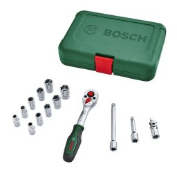 Bosch - 14-częściowy zestaw nasadek z grzechotką 1600A02BY0