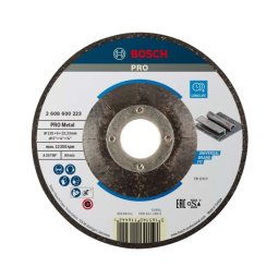 Bosch - Tarcza szlifierska do metalu 125x22,23 mm 2608600223