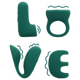 Loveline (S)explore - zestaw erotyczny dla par - zielony