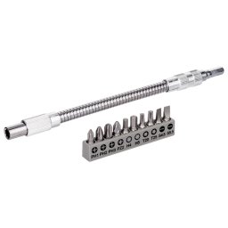 Bosch - 11-częściowy zestaw bitów z elastyczną metalową nasadką 2608522376