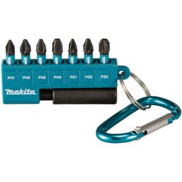 Makita - 8-częściowy zestaw bitów skrętnych, z uchwytem na bity E-11994