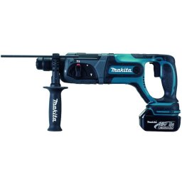 Makita - Akumulatorowa młotowiertarka 18V, 2x akumulator 5,0 Ah, ładowarka DHR241RTJ