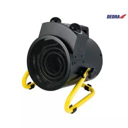 DEDRA DED9931B Nagrzewnica elektryczna 3kW okrągła czarna, farelka termowentylator