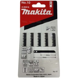 Makita - Zestaw brzeszczotów 9 TPI, długość 85 mm, 5 szt. A-85818
