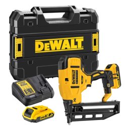 DeWALT - Gwoździarka akumulatorowa 18 V 32-64 mm, 2x akumulator 2,0 Ah XR, ładowarka DCN662D2