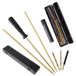 Wycior do wiatrówki 5,5 mm w pudełku Megaline – komplet szczotek z pojemnikiem na smar