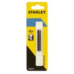 Stanley - Zestaw wierteł do metalu, 2,5x57 mm, 3 szt. STA50015-QZ