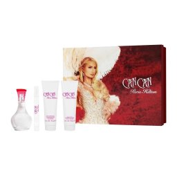 Paris Hilton Can Can Woda perfumowana 100ml spray + 10ml spray + Balsam do ciaĹa 90ml + Ĺťel pod prysznic i do kÄpieli 90ml