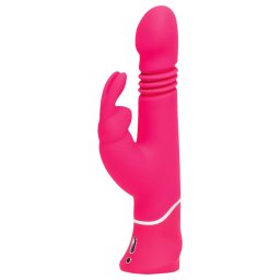 Happyrabbit Thrusting - wibrator pulsacyjny z uchwytem łechtaczkowym (różowy)