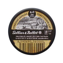 Kapiszony Sellier&Bellot 4.0 mm do rewolwerów czarnoprochowych 100 szt