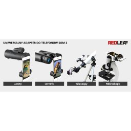 Adapter Redleaf SOM-2 mocowanie smartfona na lornetkę, lunetę, teleskop