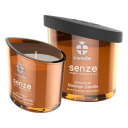 Swede Senze - świeca do masażu - pomarańcza, lawenda - 50ml