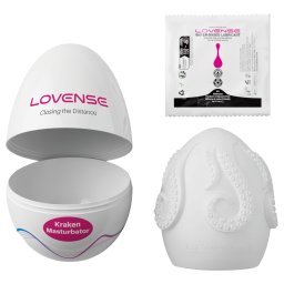 LOVENSE Kraken - jajko masturbacyjne - 1 szt. (białe)