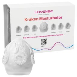 LOVENSE Kraken - jajka masturbacyjne - 6 sztuk (białe)