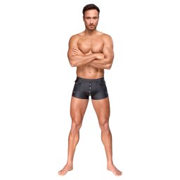 NEK - męskie bokserki o matowym wykończeniu (czarne) - L