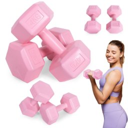 Szecioktny zestaw sztang 2x4 kg rowy