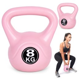 Kettlebell 8 kg rowy