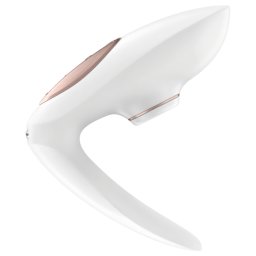 Satisfyer Pro 4 Couples - bezprzewodowy wibrator dla par z falami powietrza (biały)