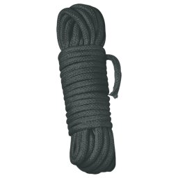 Shibari Rope - lina do bondage (3 m, czarna)