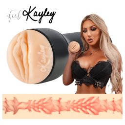 Kiiroo Kayley Gunner - masturbator waginalny - PowerBlow kompatybilny - cielisty