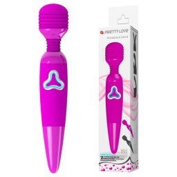 Pretty Love Wand - akumulatorowy, masujący wibrator (fioletowy)