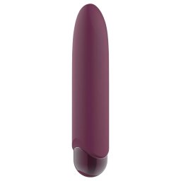 Glam - mini wibrator ładowany akumulatorowo wodoodporny fioletowy