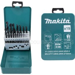 Makita - 19-częściowy zestaw wierteł do metalu D-54081