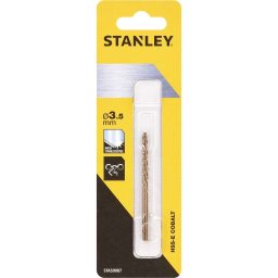 Stanley - Wiertło do metalu HSS-E, średnica 3,5 mm STA50087-QZ
