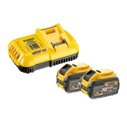 DeWALT - Zestaw ładowarek 8 A, 2x akumulator Li-Ion 18/54V 6 Ah DCB118X2