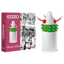 Egzo Uncle Bob - prezerwatywa z kolcami i wypustkami - 1 sztuka