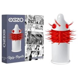 Egzo Ugly Coyote - prezerwatywa z długimi kolcami - 1 sztuka