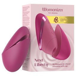 Womanizer Next Liberty - stymulator łechtaczki z falami powietrza (różowy)