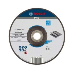 Bosch - Tarcza szlifierska do metalu 180x22,23 mm 2608600315