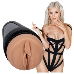 Doc Johnson Eva Elfie - masturbator w etui z realistyczną pochwą Ultraskyn (kolor cielisty)