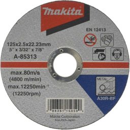 Makita - Tarcza tnąca do metalu 125x22,2 mm A-85313