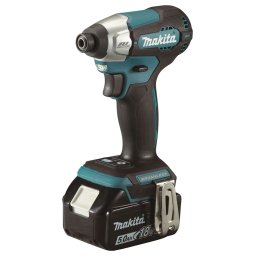 Makita - Akumulatorowa wkrętarka udarowa 18V, 2x akumulator 5,0 Ah Li-Ion LXT, ładowarka DTD157RTJ