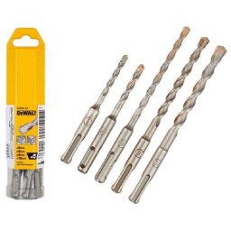DeWALT - 5-częściowy zestaw wierteł SDS-Plus do muru DT60301