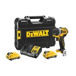 DeWALT - Wkrętarka akumulatorowa 12 V, 2 akumulatory 2,0 Ah XR DCF601D2