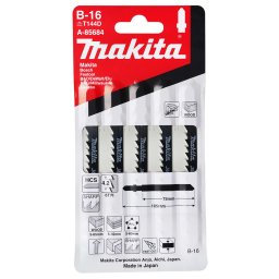 Makita - Zestaw brzeszczotów 6 TPI, długość 105 mm, 5 szt. A-85684