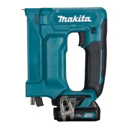 Makita - Zszywacz akumulatorowy 12 V, 7–10 mm, 2 akumulatory 2,0 Ah, ładowarka ST113DSAJ
