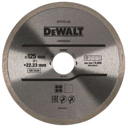DeWALT - Diamentowa tarcza tnąca do płytek ceramicznych 125x22,2 mm DT3713