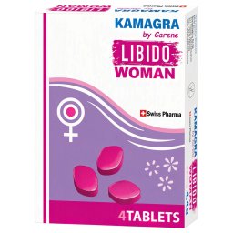 Kamagra by Carene Libido Woman - suplement diety w tabletkach dla kobiet - 4 szt.