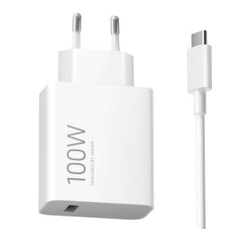 Xiaomi - 100W ładowarka sieciowa, USB-A, biała 6932554485337