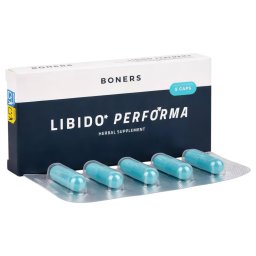 Boners Libido Performa - suplement diety w kapsułkach dla mężczyzn (5 szt.)